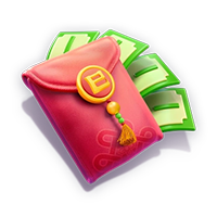 Fortune Snake envelope vermelho da sorte - símbolo de pagamento