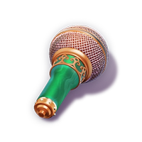 Fortune Snake microfone - símbolo de pagamento